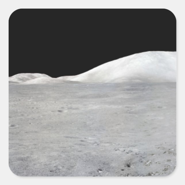 Apollo 17 Panorama Square Sticker (Front)