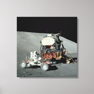 Apollo 17 - The Final Manned Moon Landing Canvas Print