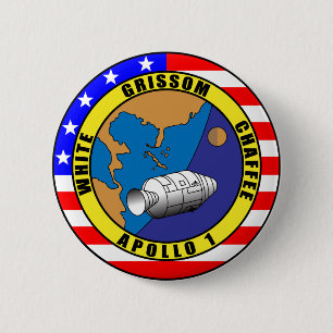 Apollo 1 2 inch round button