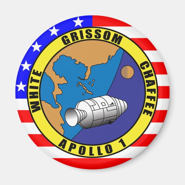 Apollo 1 magnet (Front)