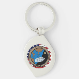 Apollo 1 Mission Patch Logo Keychain