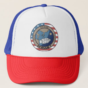 Apollo 1 Mission Patch  Trucker Hat