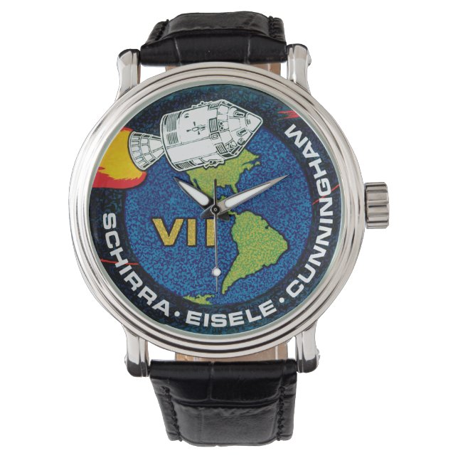 Apollo 7 NASA Mission Patch Logo Watch (Front)
