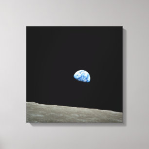 Apollo 8 NASA Moon Mission Earthrise Canvas Print
