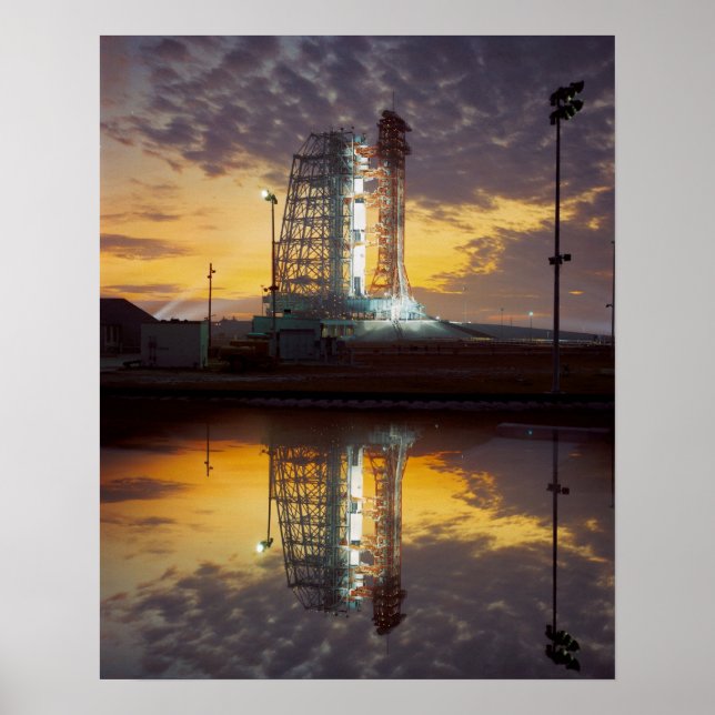 Apollo 8 on the Launch Pad Poster (Front)