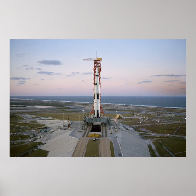 Apollo 8 on the Launch Poster (Front)