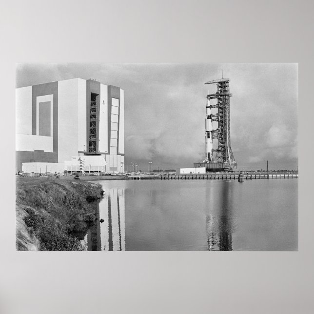 Apollo 8 Rollout from Vehicle Assembly Building Poster (Front)