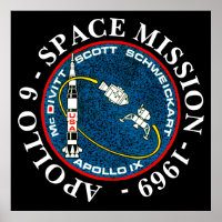 Apollo 9 Space Mission 1969 Insignia