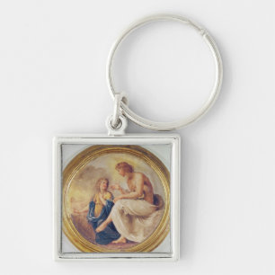 Apollo and Phaethon, c.1634 (fresco) Keychain