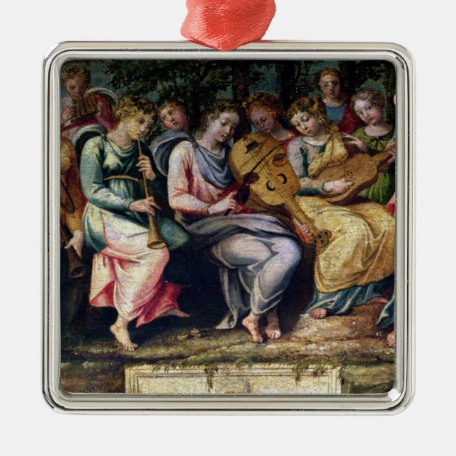 Apollo and the Muses, 1600 Metal Ornament (Front)
