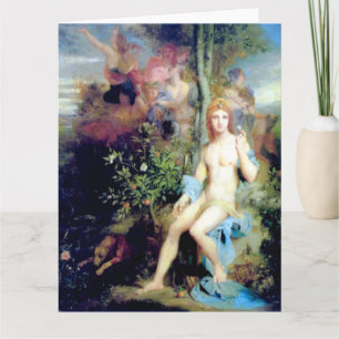 Apollo and The Nine Muses Fine Art Greetings Card