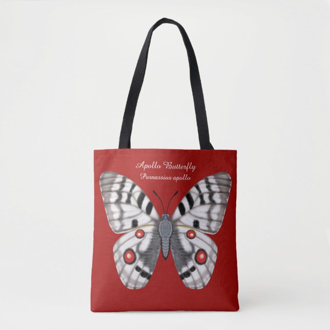 Apollo Butterfly Dorsal and Ventral Tote Bag (Front)