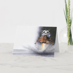Apollo Eagle Lunar Module Card
