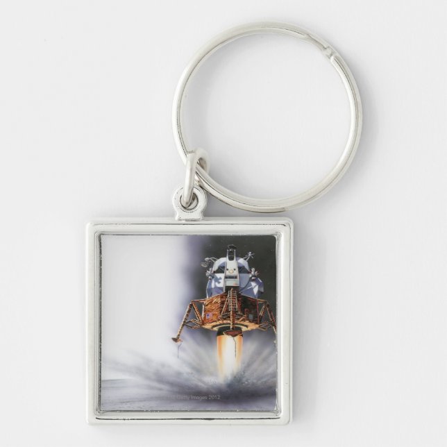 Apollo Eagle Lunar Module Keychain (Front)