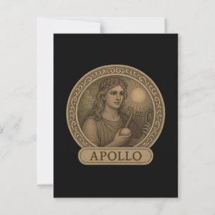 Apollo God of Light Postcard