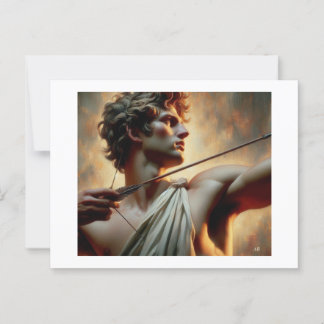 Apollo Greco Roman God,  Postcard