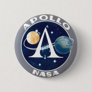 Apollo Program 2 Inch Round Button