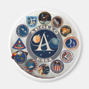 Apollo Program Commemorative Logo Magnet