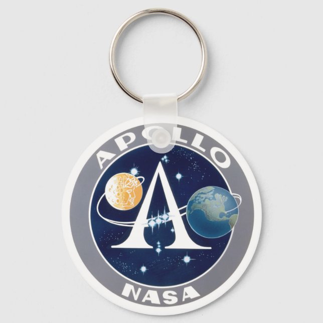 Apollo Program Logo Keychain (Front)