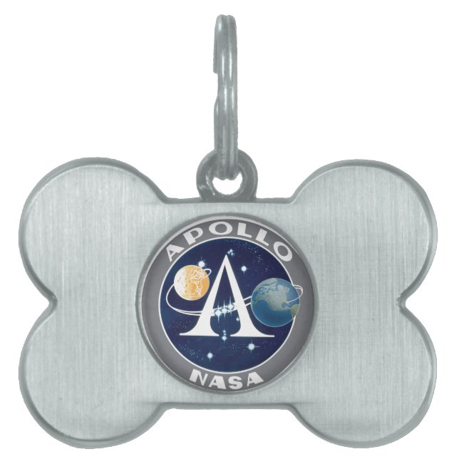 Apollo Program Logo Pet Name Tag (Front)