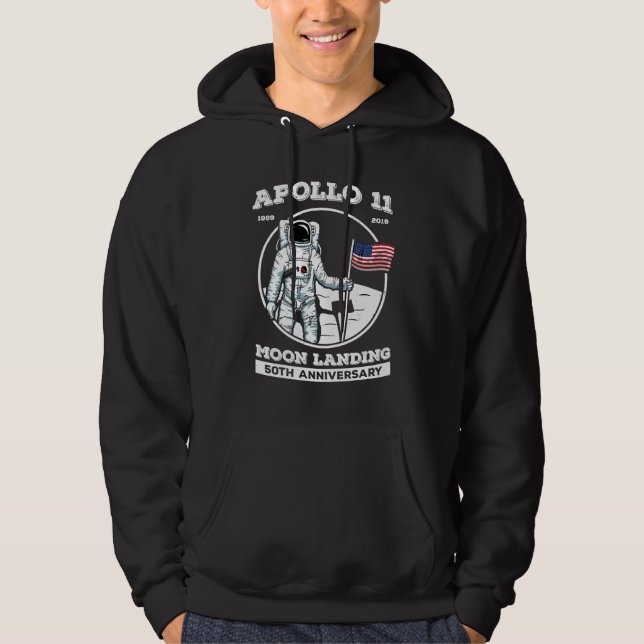 Apollo Th Anniversary Moon Landing Hoodie (Front)