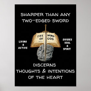 Apologetics Sword of the Lord Scripture Poster