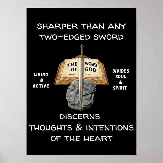 Apologetics Sword of the Lord Scripture Poster (Front)