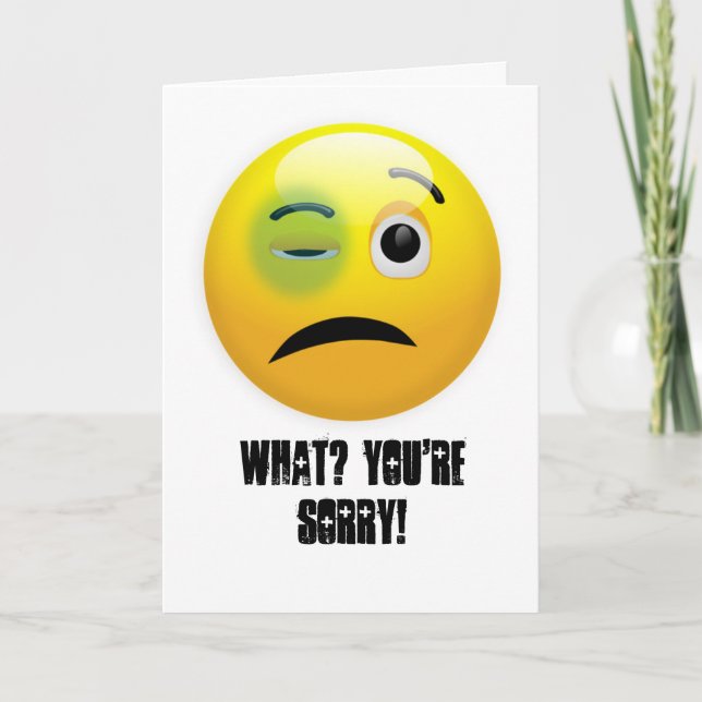 Apology Accepted Card (Front)