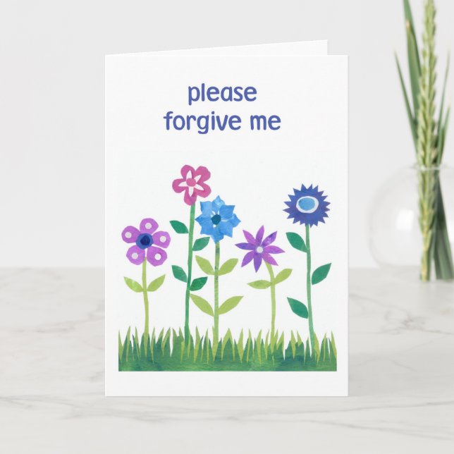 Apology Card - Flower Power (Front)