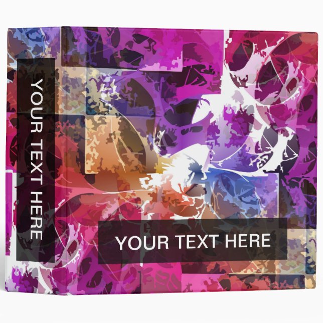 Apophysis Fractal Art - spider web Template Binder (Front/Spine)