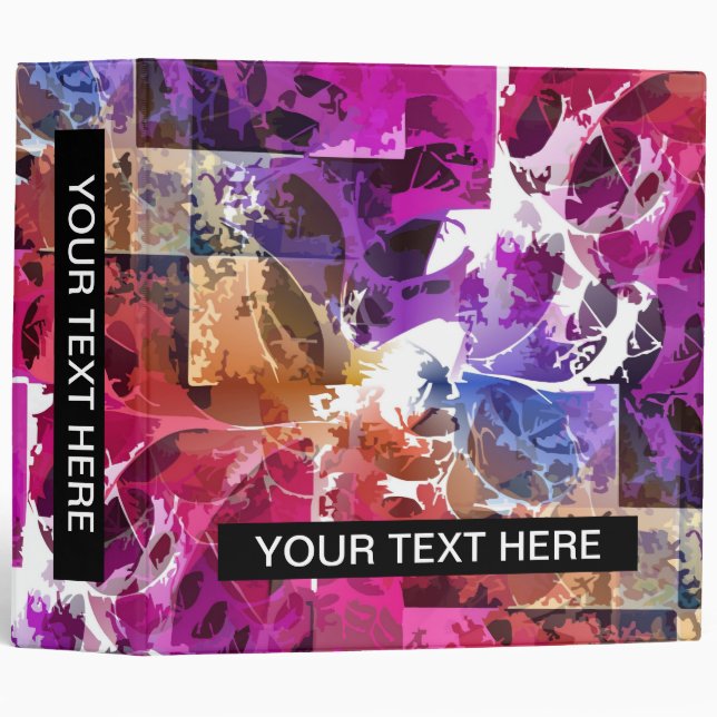 Apophysis Fractal Art - spider web Template Binder (Front/Spine)