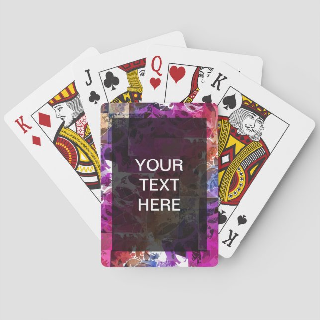 Apophysis Fractal Art - spider web Template Playing Cards (Back)