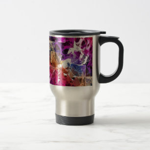 Apophysis Fractal Art - spider web Travel Mug