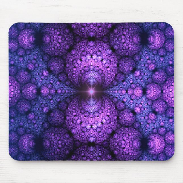 Apophysis Fractal - Atoms Fusion Mouse Pad (Front)