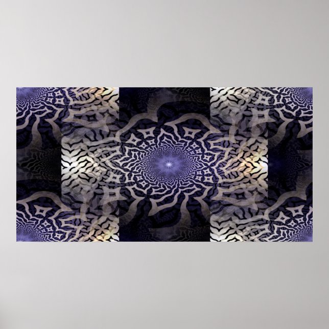 APOPHYSIS fractal decor | black violet (Front)