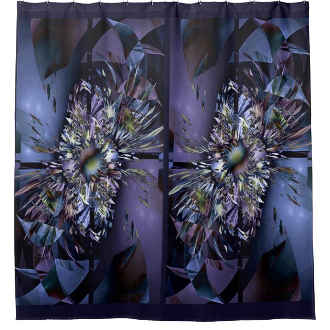 Apophysis Fractal - decor blue rectangles (Front)