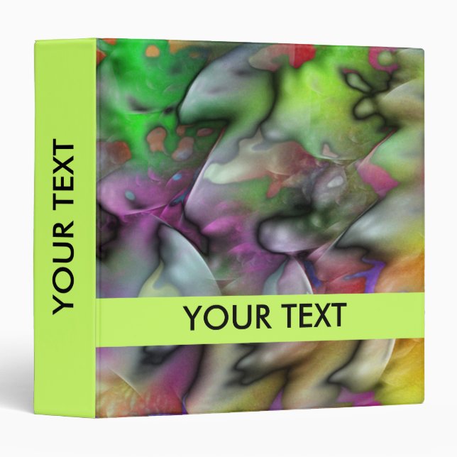 Apophysis fractal decor | lightgreen binder (Front/Spine)