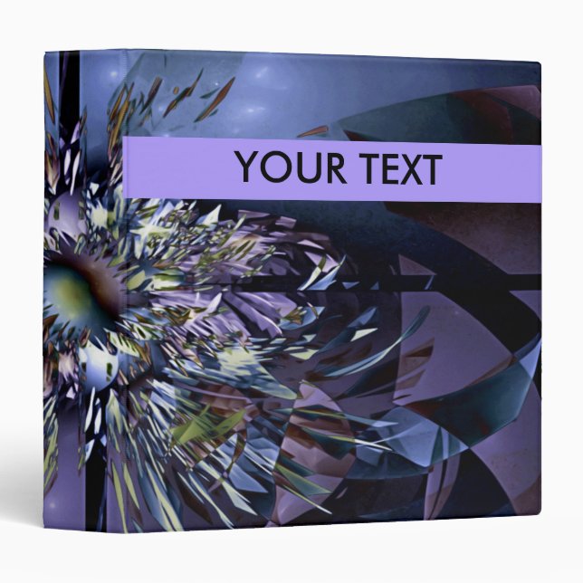 Apophysis fractal decor | lila binder (Front/Spine)