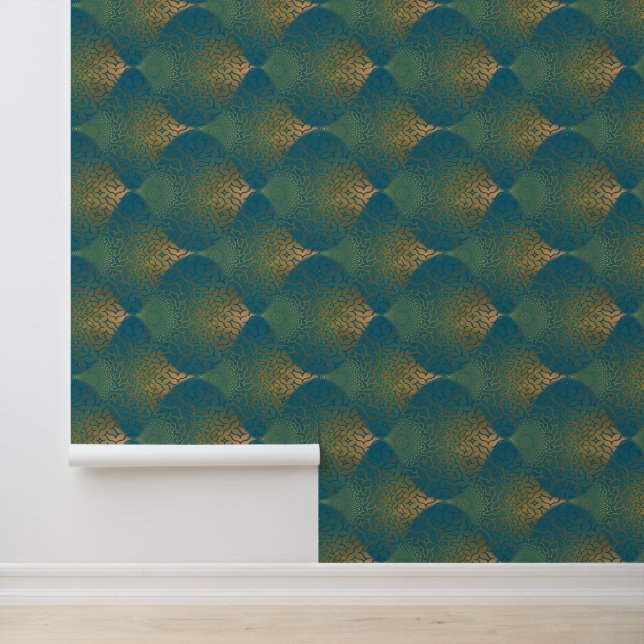 Apophysis Fractal - seamless pattern coloured 2 Wallpaper (Application)