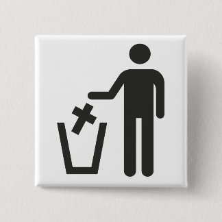 Apostasy 2 Inch Square Button