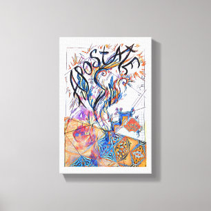 Apostate Colourful Free Doodle Drawing Canvas Print