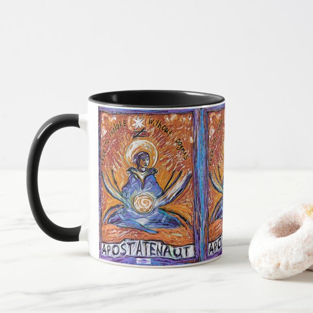 Apostatenaut - explore without dogmas mug (With Donut)