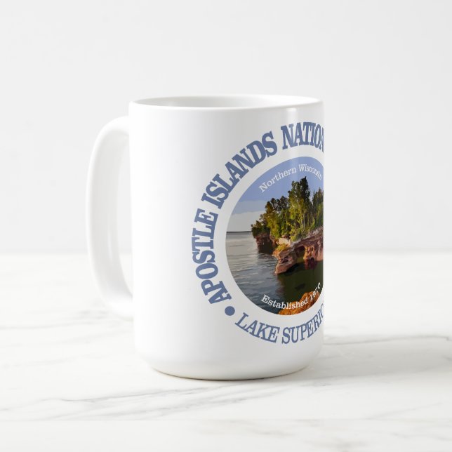Apostle Islands National Lakeshore Coffee Mug (Front Left)