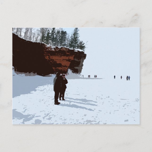 Apostle Islands National Lakeshore ICE CAVES Postcard (Front)