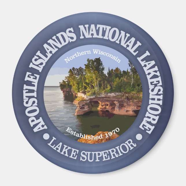Apostle Islands National Lakeshore Magnet (Front)