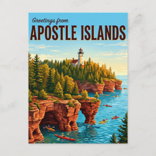 Apostle Islands National Lakeshore Wisconsin Postcard