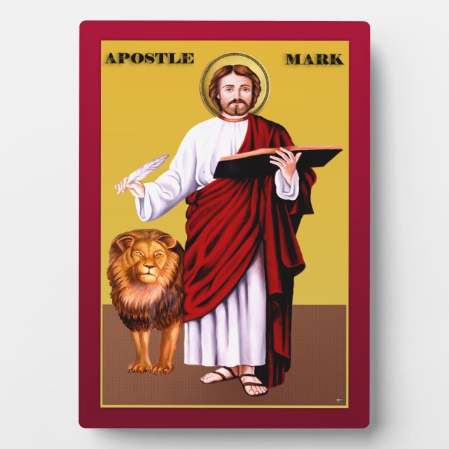 Apostle Mark Apostol Marko Plaque (Front)