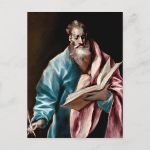 Apostle St. Matthew by El Greco Postcard