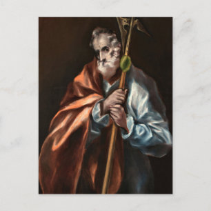 Apostle St. Thaddeus by El Greco Postcard
