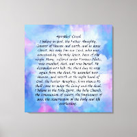 Apostles' Creed Canvas Print